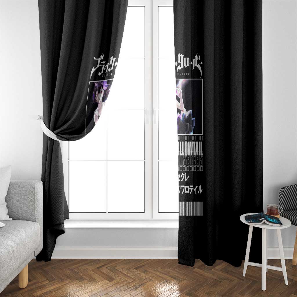 Secre Swallowtail - Black Clover Window Curtain Anime Style