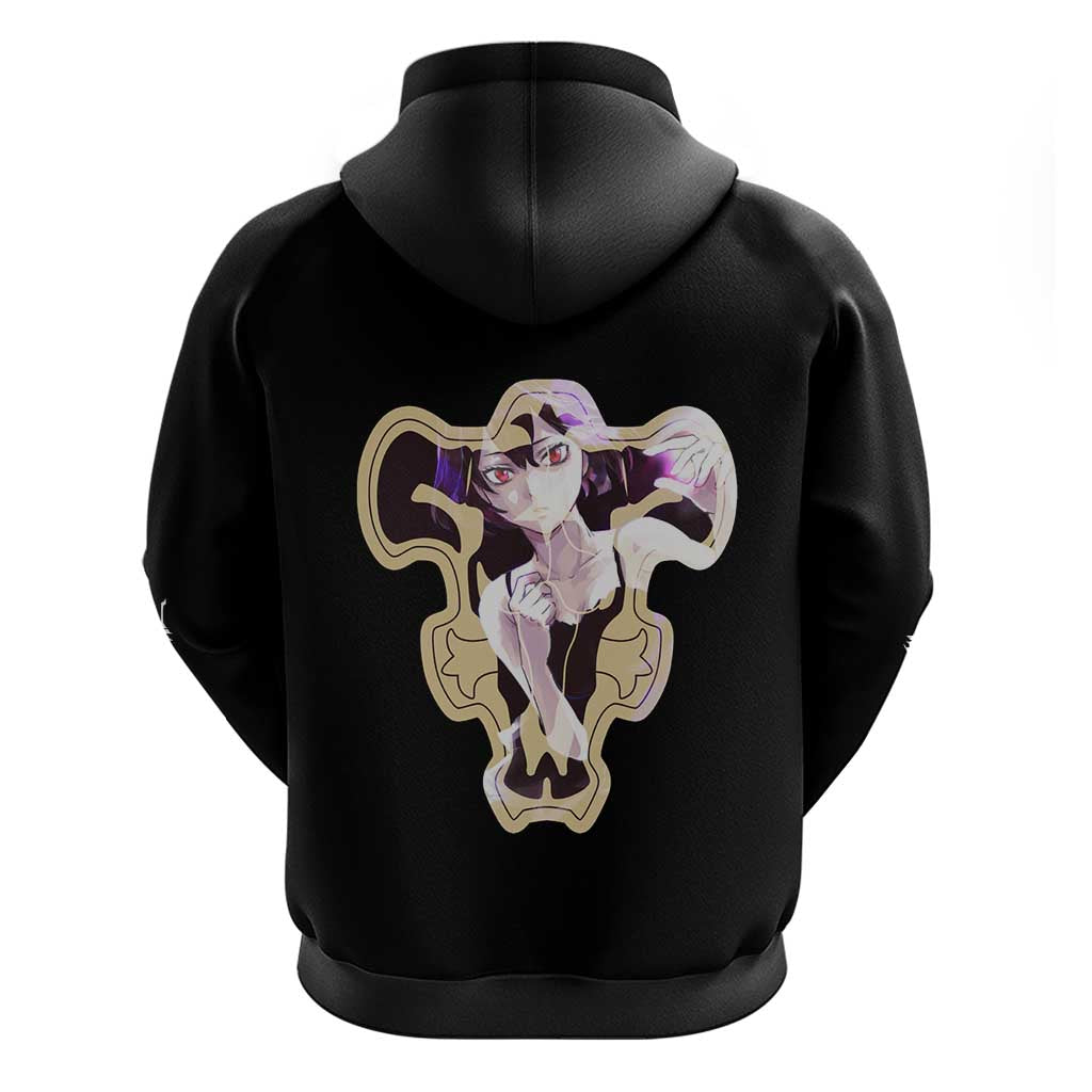 Secre Swallowtail - Black Clover Zip Hoodie Anime Style