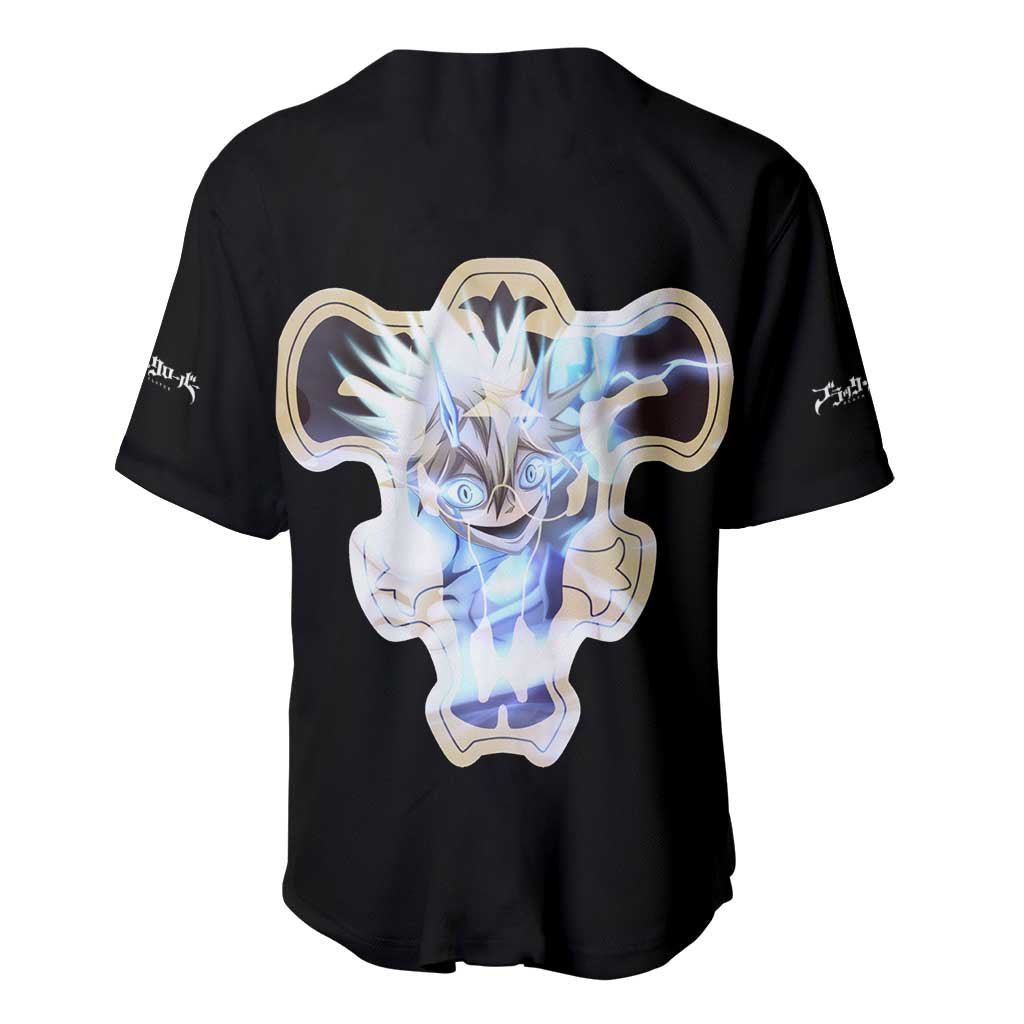 Luck Voltia - Black Clover Baseball Jersey Anime Style