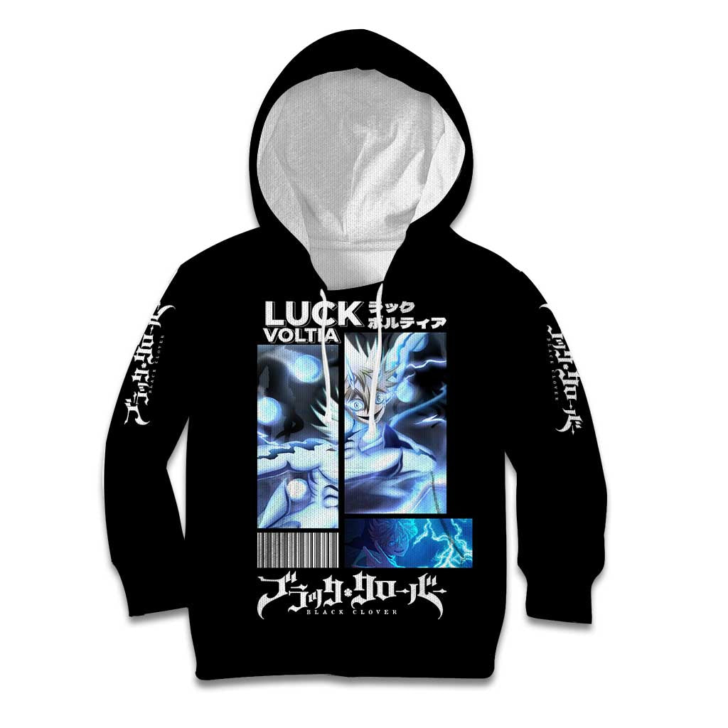 Luck Voltia - Black Clover Kid Hoodie Anime Style