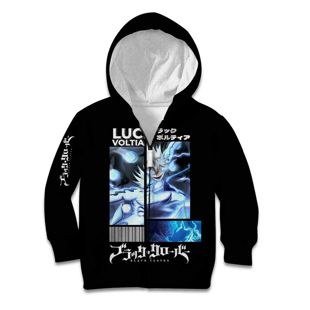 Luck Voltia - Black Clover Kid Hoodie Anime Style
