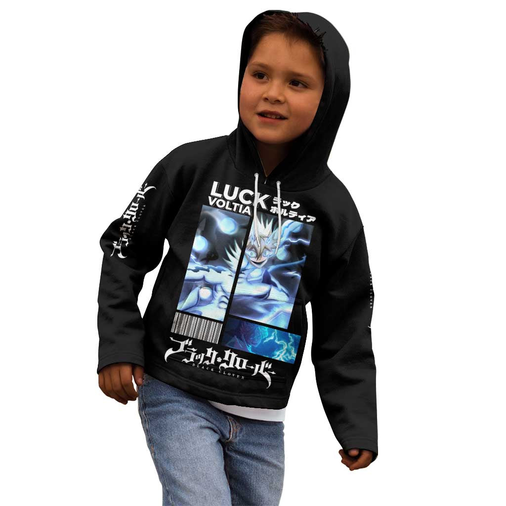 Luck Voltia - Black Clover Kid Hoodie Anime Style
