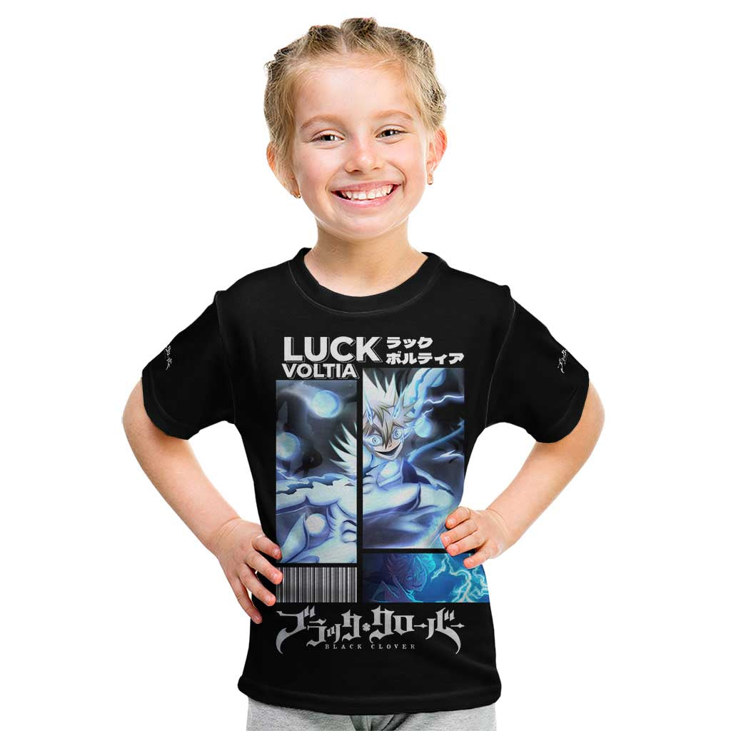 Luck Voltia - Black Clover Kid T Shirt Anime Style
