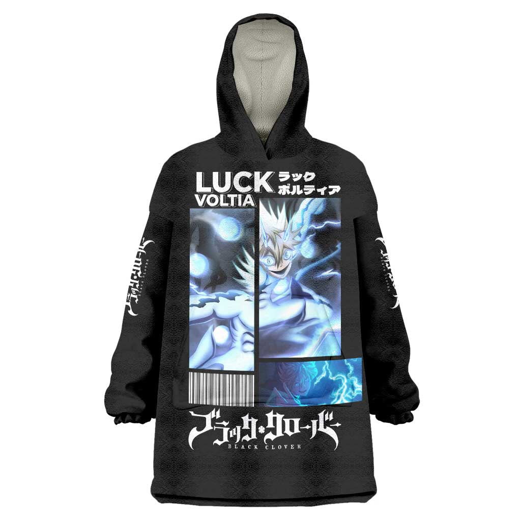 Luck Voltia - Black Clover Wearable Blanket Hoodie Anime Style