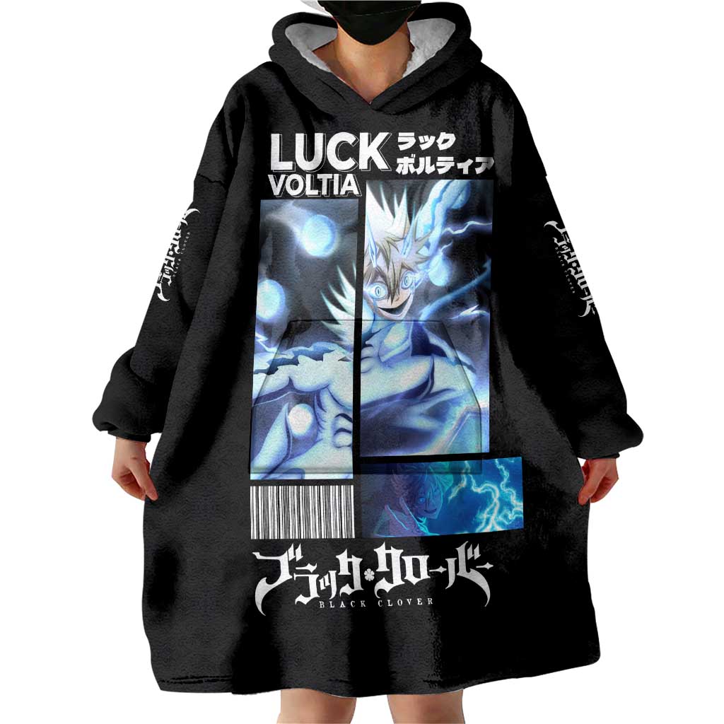 Luck Voltia - Black Clover Wearable Blanket Hoodie Anime Style