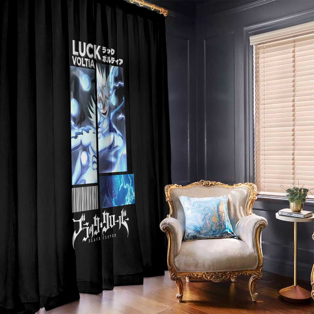 Luck Voltia - Black Clover Window Curtain Anime Style