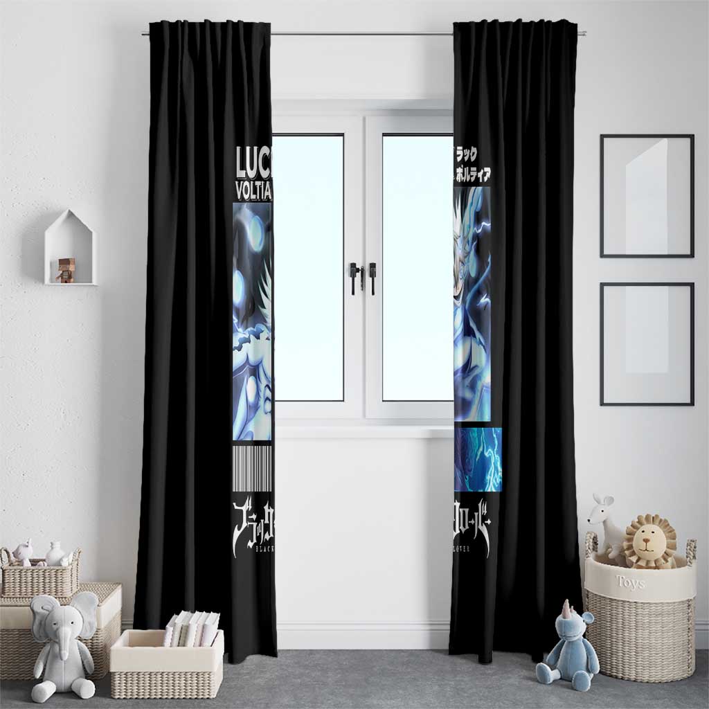 Luck Voltia - Black Clover Window Curtain Anime Style