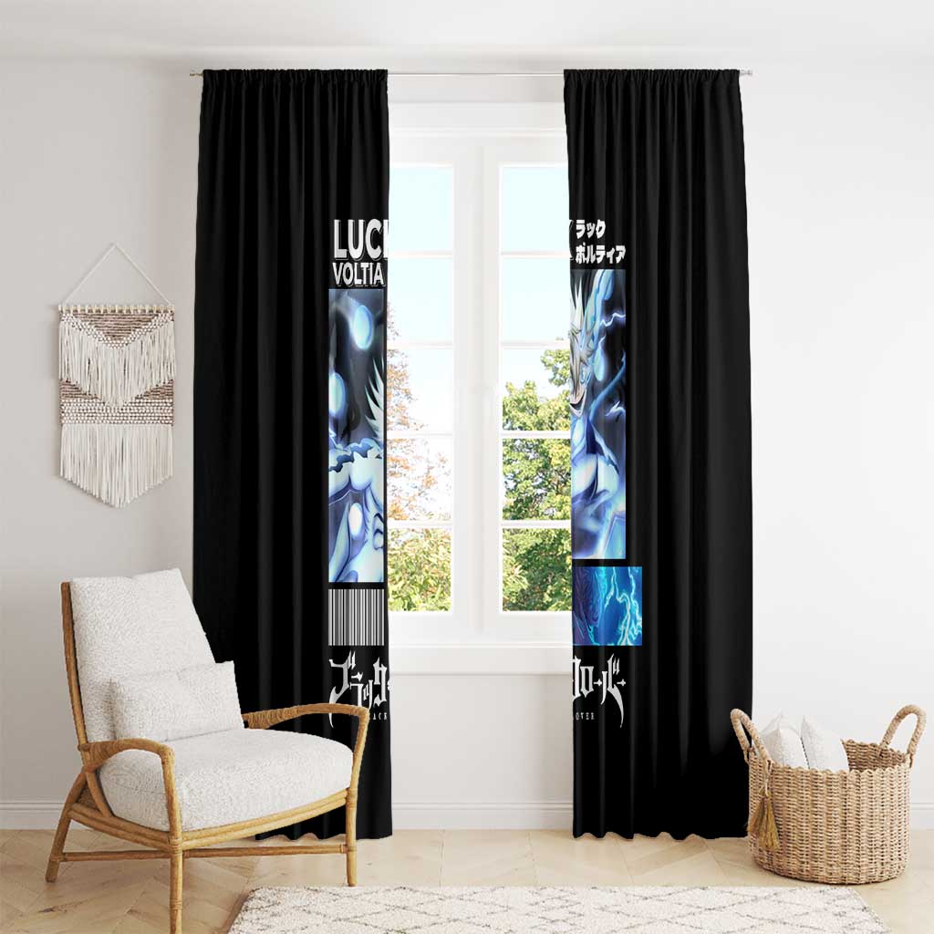 Luck Voltia - Black Clover Window Curtain Anime Style