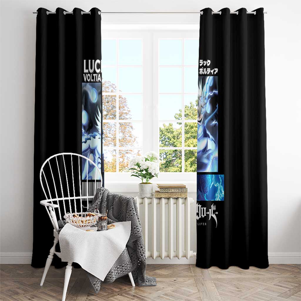 Luck Voltia - Black Clover Window Curtain Anime Style
