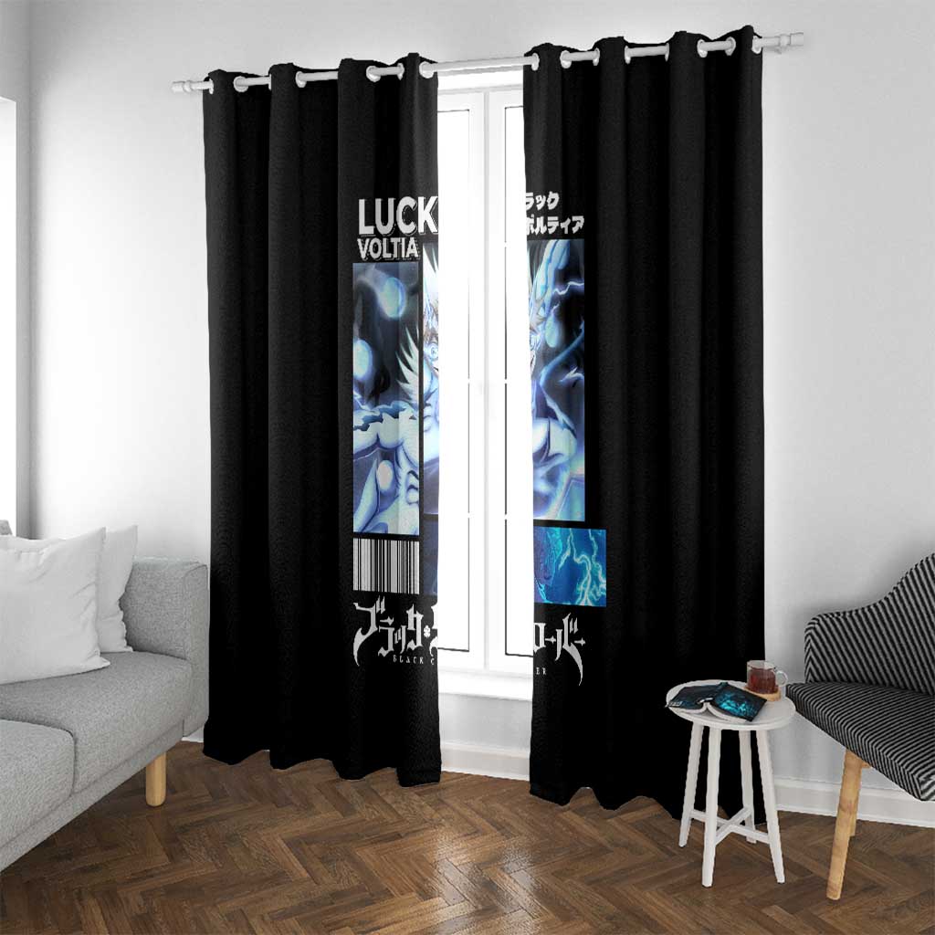 Luck Voltia - Black Clover Window Curtain Anime Style