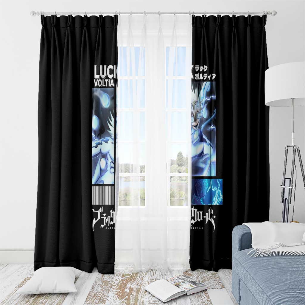 Luck Voltia - Black Clover Window Curtain Anime Style