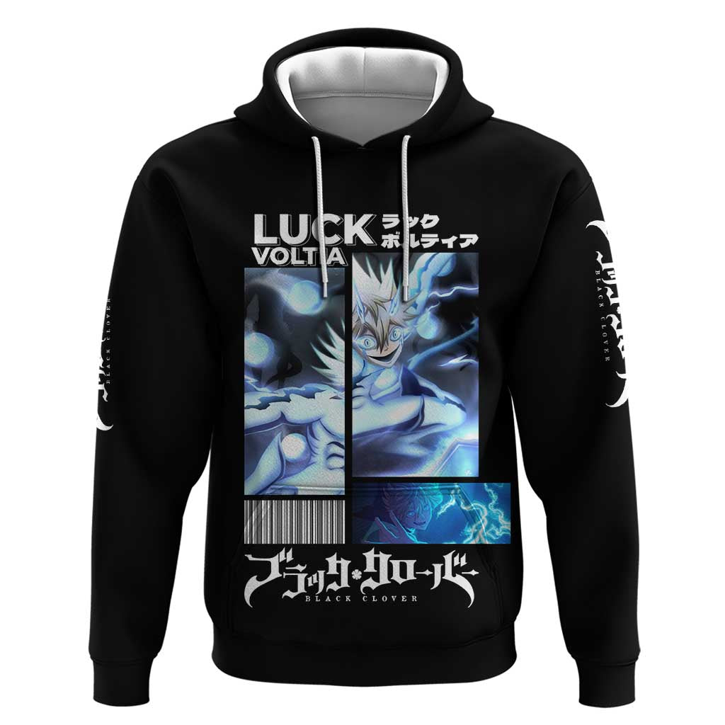 Luck Voltia - Black Clover Zip Hoodie Anime Style