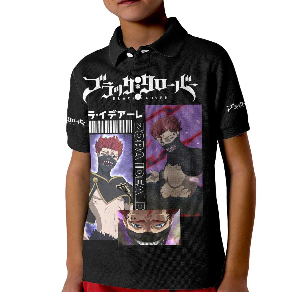 Zora Ideale - Black Clover Kid Polo Shirt Anime Style
