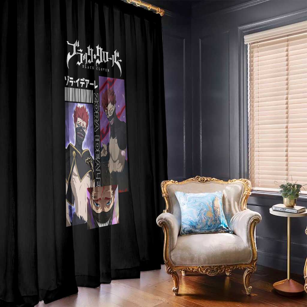 Zora Ideale - Black Clover Window Curtain Anime Style