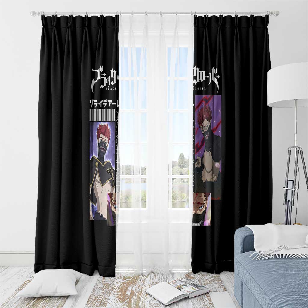 Zora Ideale - Black Clover Window Curtain Anime Style