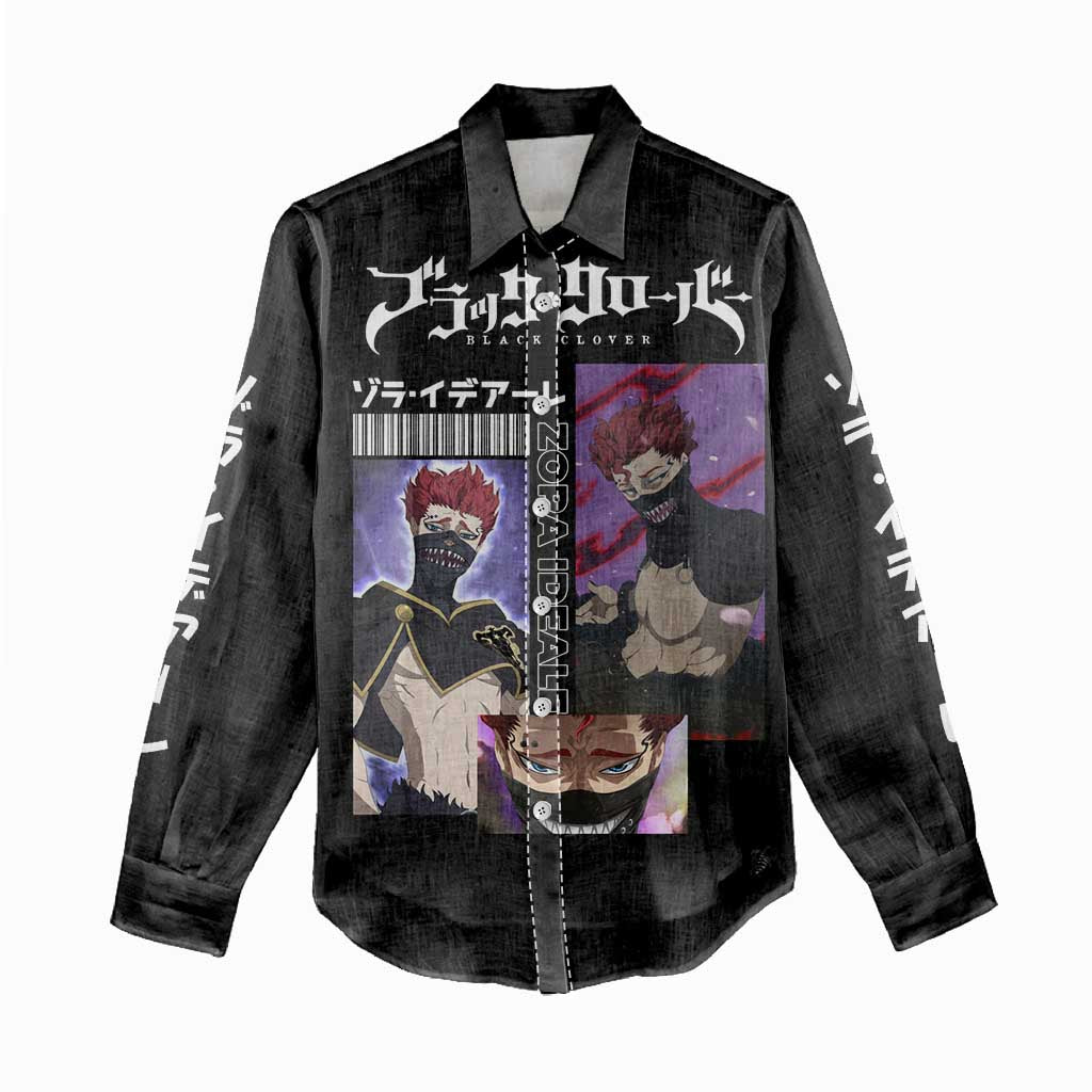 Zora Ideale - Black Clover Women Casual Shirt Anime Style