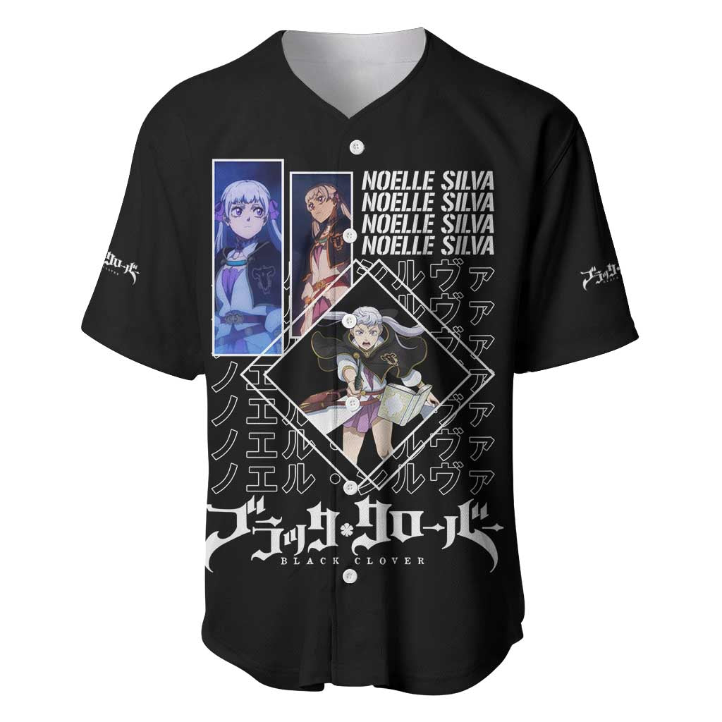 Noelle Silva - Black Clover Baseball Jersey Anime Style