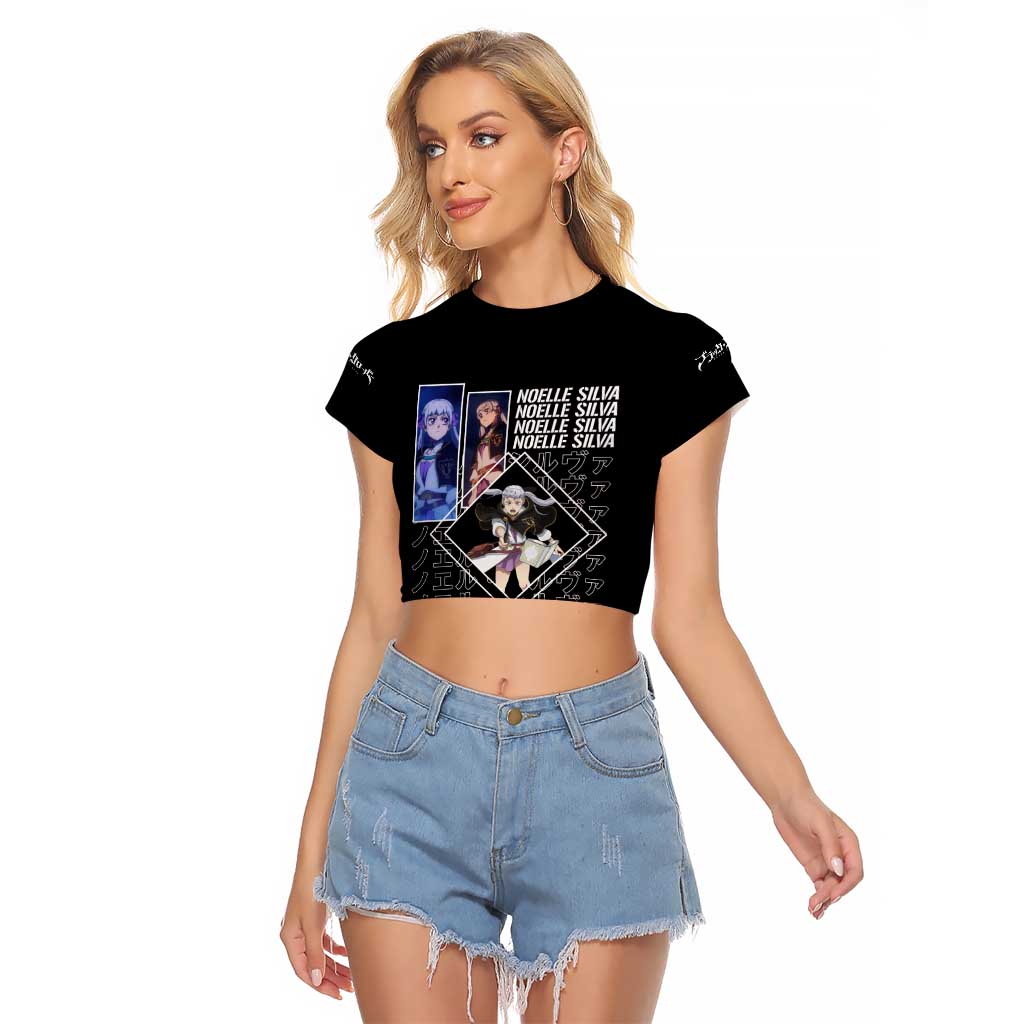 Noelle Silva - Black Clover Raglan Cropped T Shirt Anime Style
