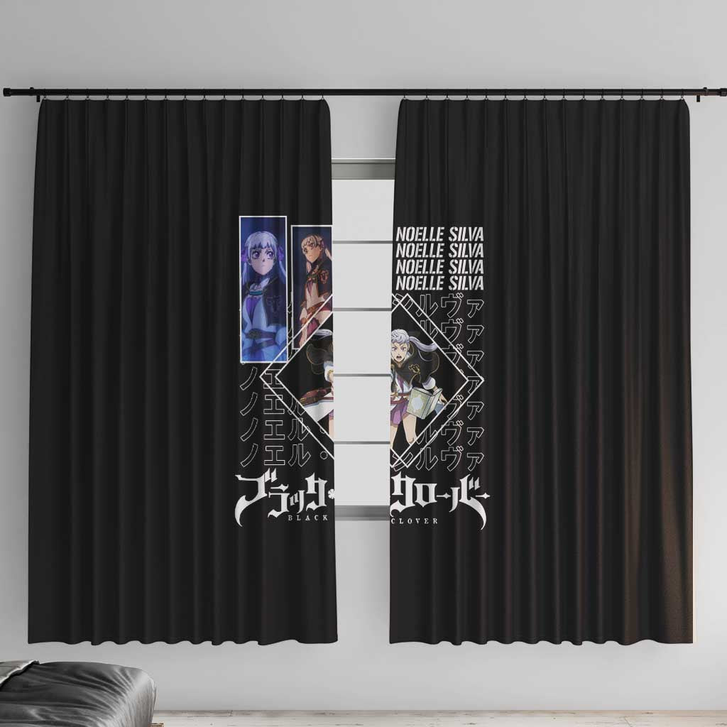 Noelle Silva - Black Clover Window Curtain Anime Style