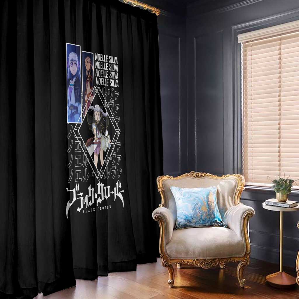 Noelle Silva - Black Clover Window Curtain Anime Style
