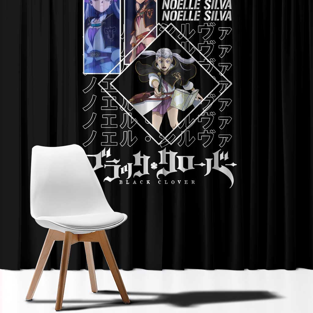Noelle Silva - Black Clover Window Curtain Anime Style