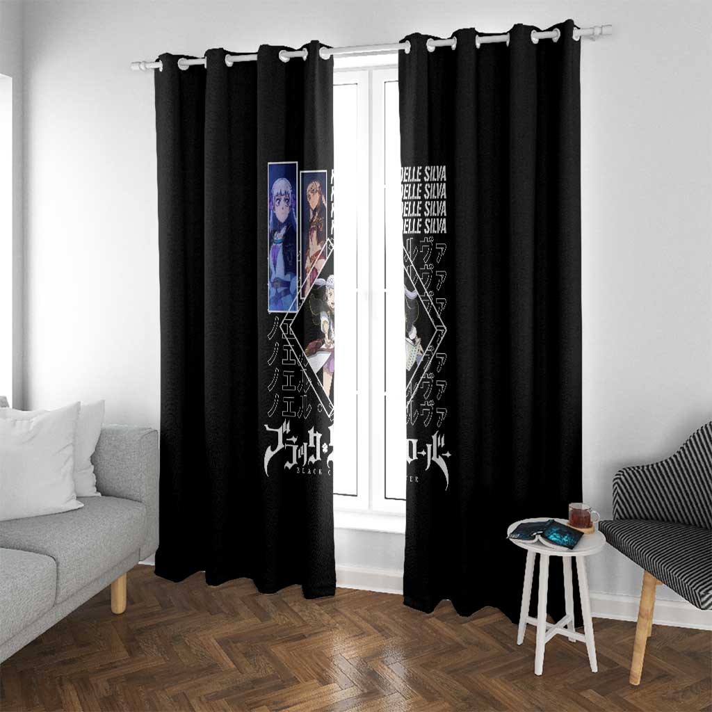 Noelle Silva - Black Clover Window Curtain Anime Style