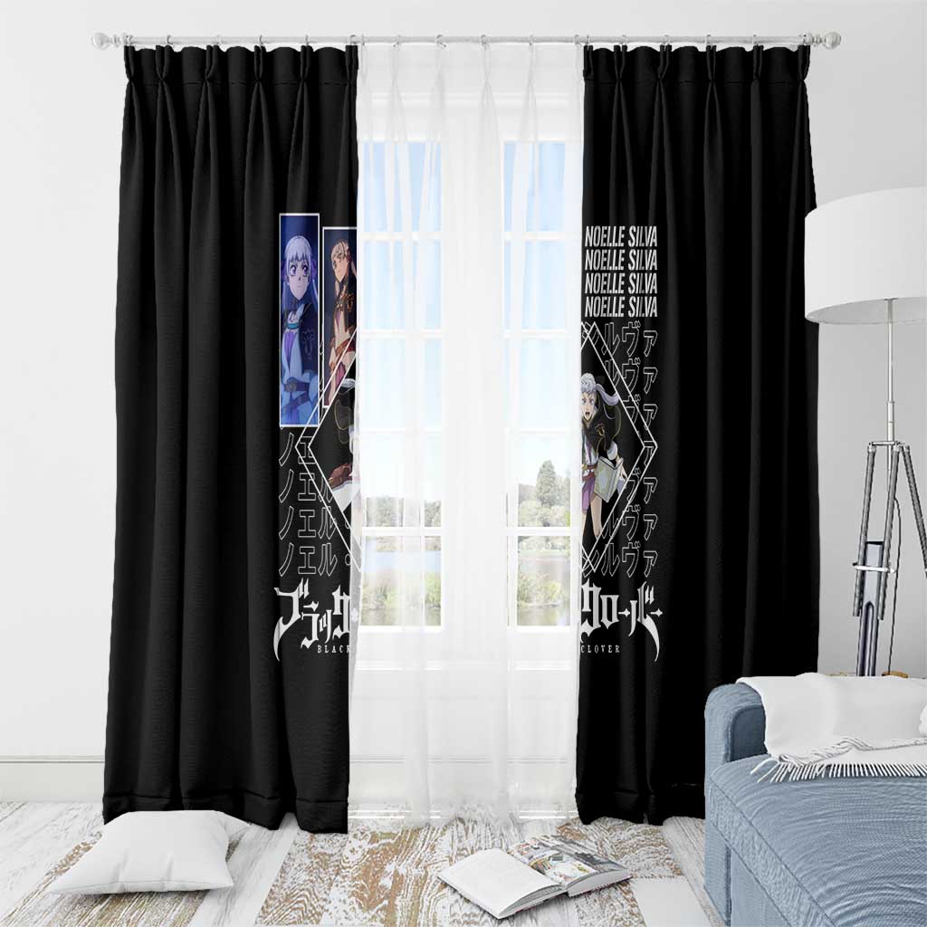 Noelle Silva - Black Clover Window Curtain Anime Style
