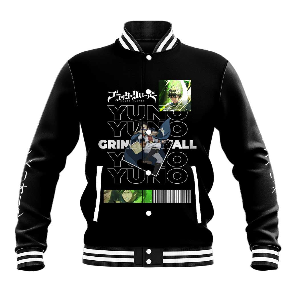 Yuno Grinberryall - Black Clover Baseball Jacket Anime Style