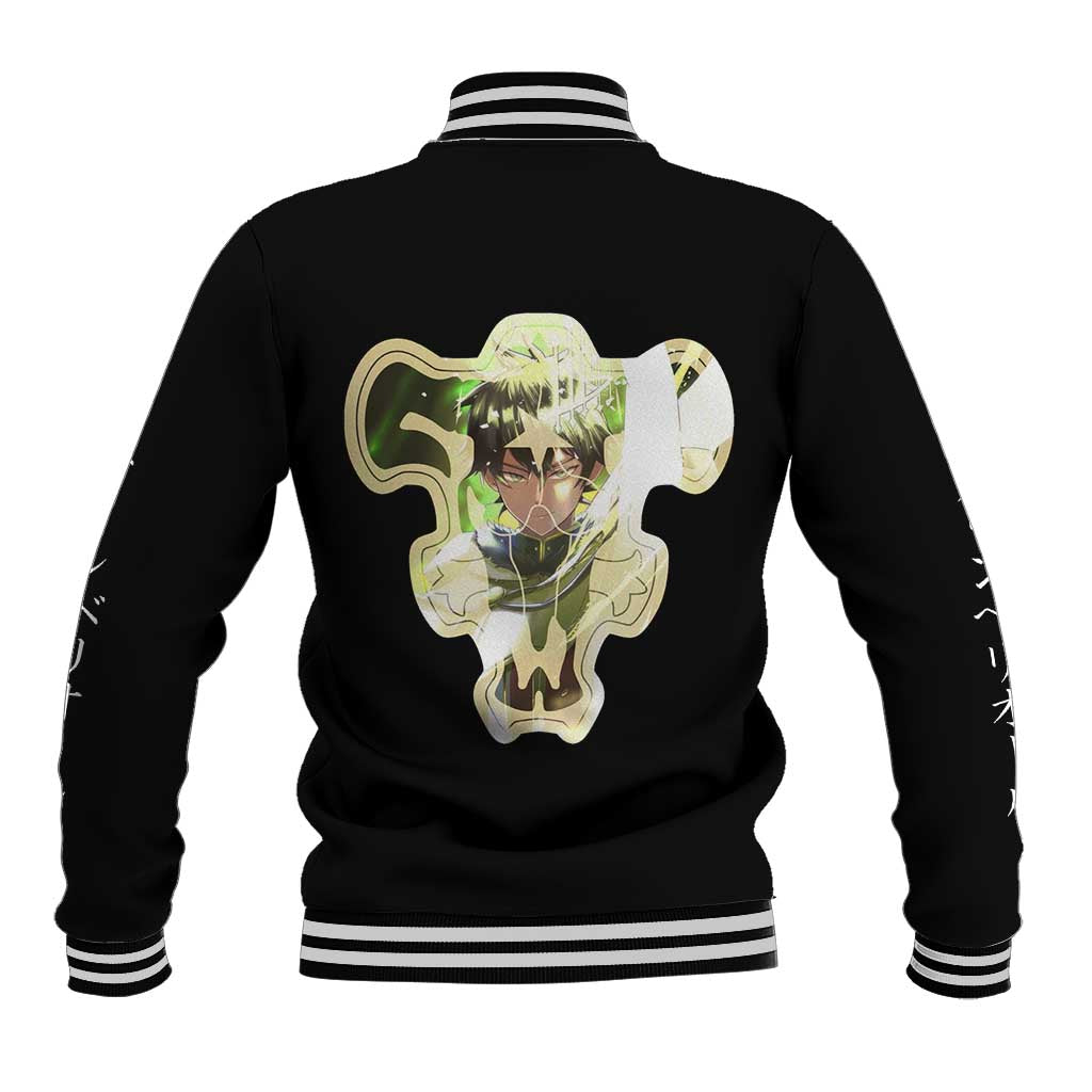 Yuno Grinberryall - Black Clover Baseball Jacket Anime Style