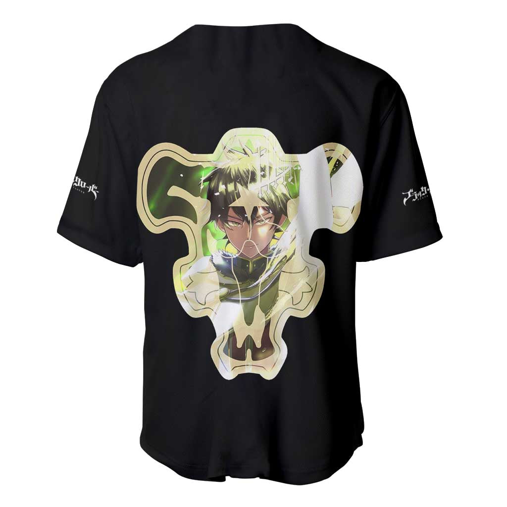 Yuno Grinberryall - Black Clover Baseball Jersey Anime Style
