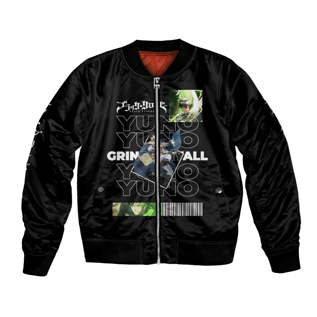 Yuno Grinberryall - Black Clover Bomber Jacket Anime Style