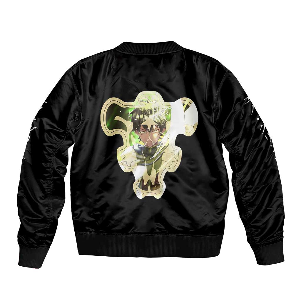 Yuno Grinberryall - Black Clover Bomber Jacket Anime Style