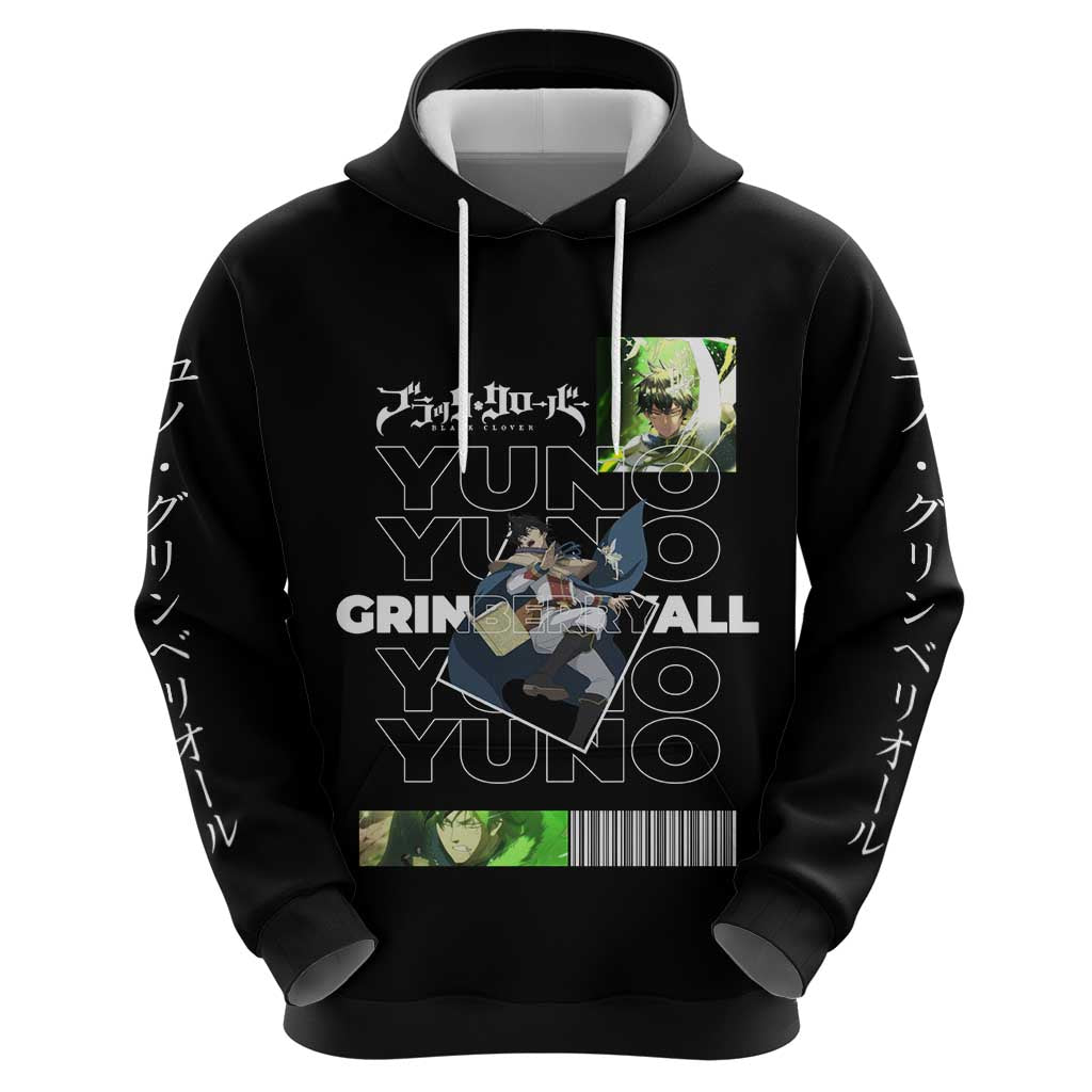 Yuno Grinberryall - Black Clover Hoodie Anime Style
