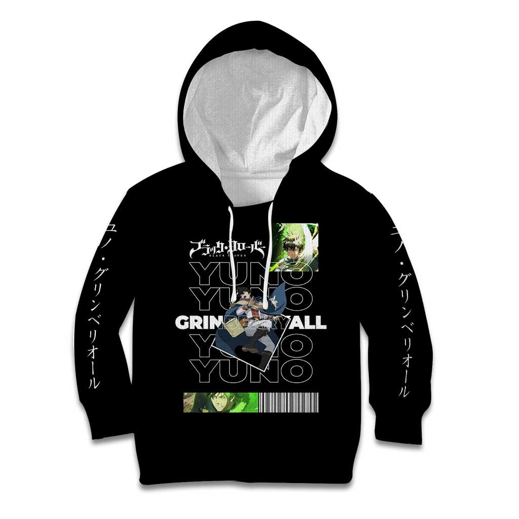 Yuno Grinberryall - Black Clover Kid Hoodie Anime Style