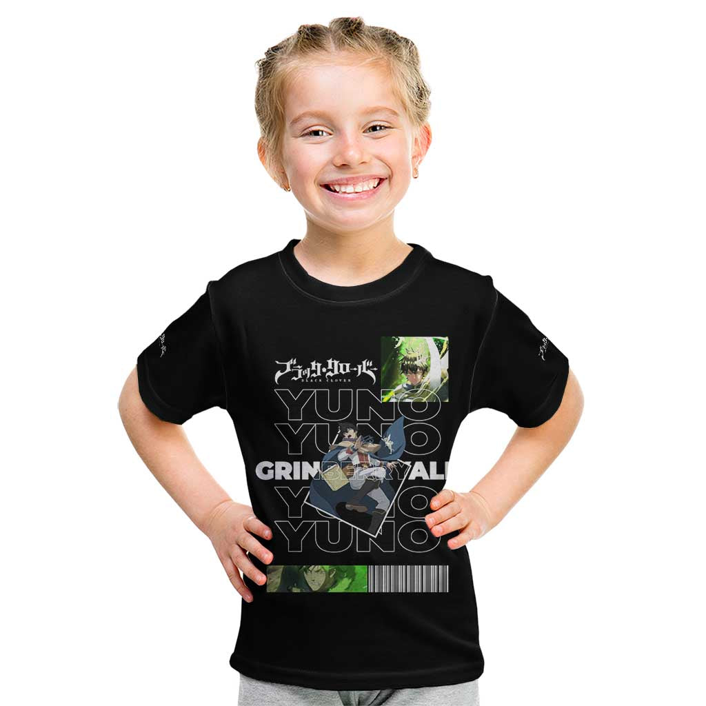 Yuno Grinberryall - Black Clover Kid T Shirt Anime Style