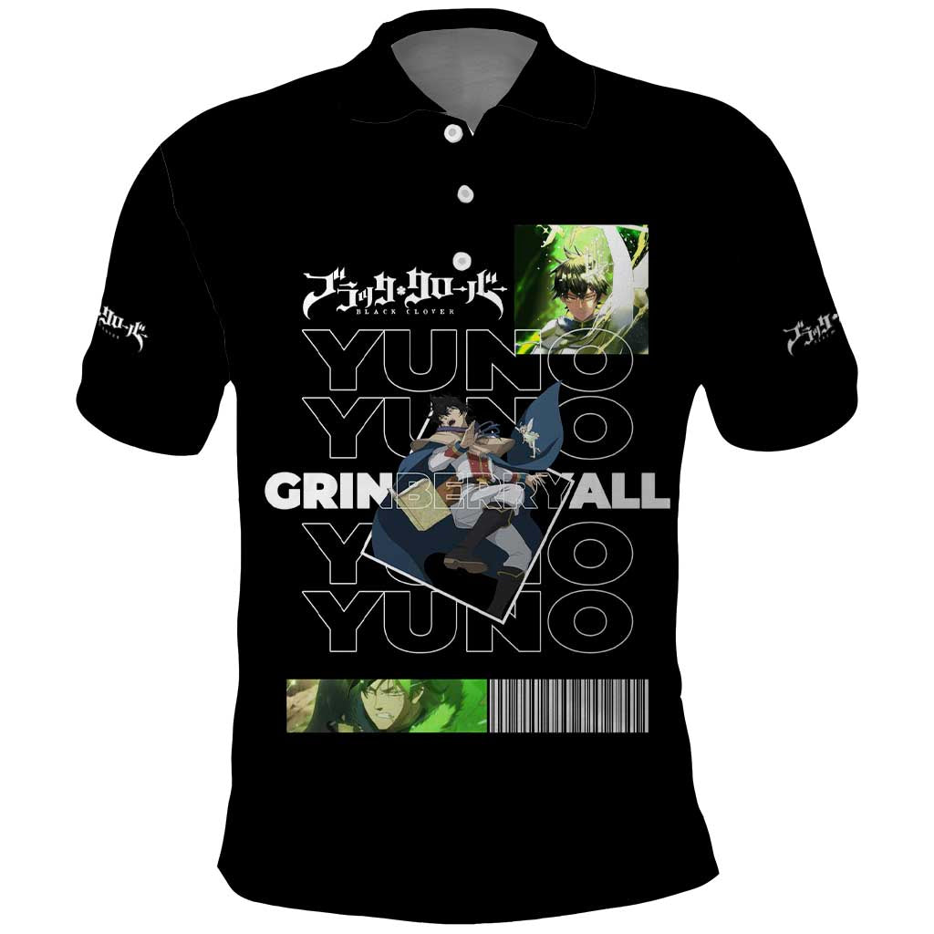 Yuno Grinberryall - Black Clover Polo Shirt Anime Style