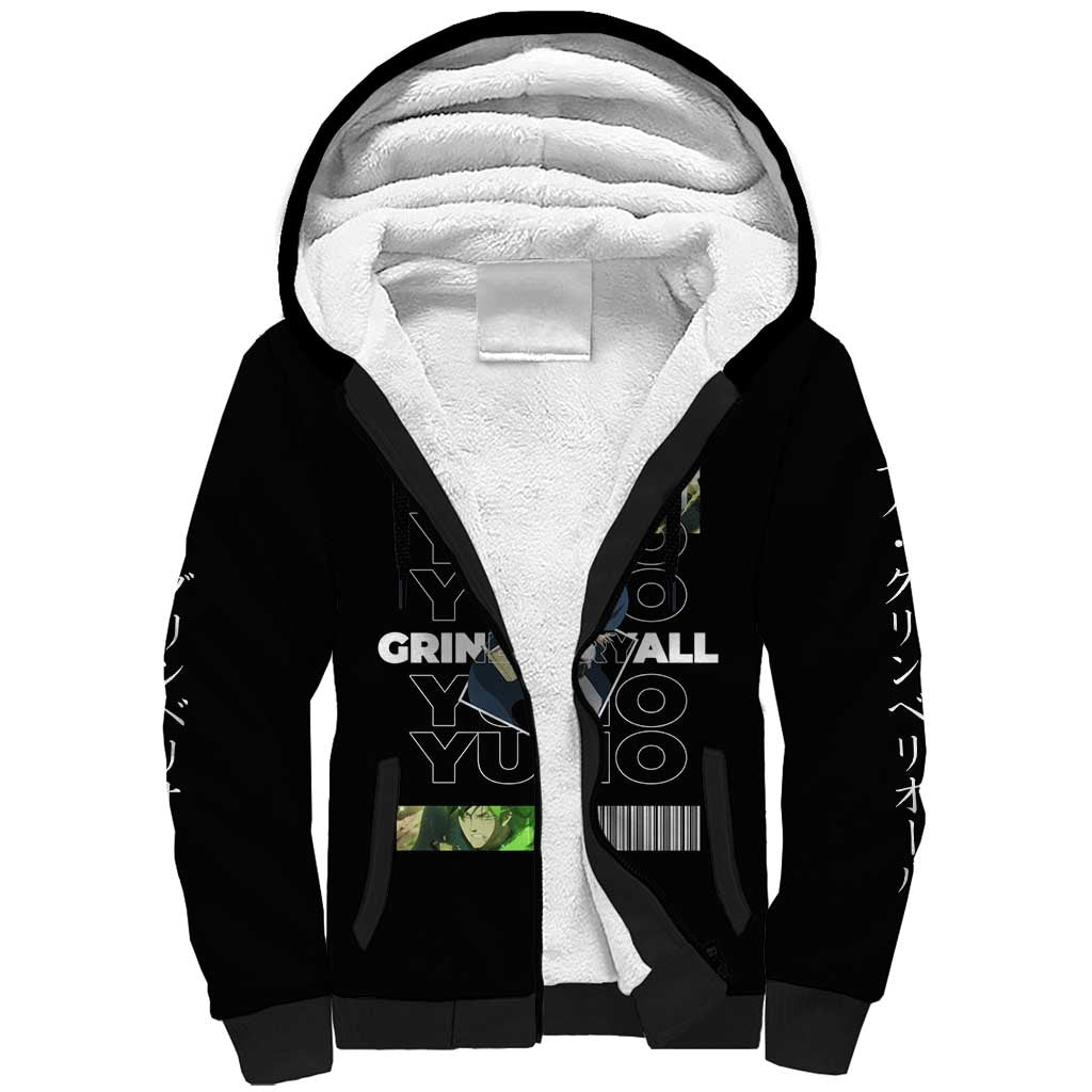 Yuno Grinberryall - Black Clover Sherpa Hoodie Anime Style