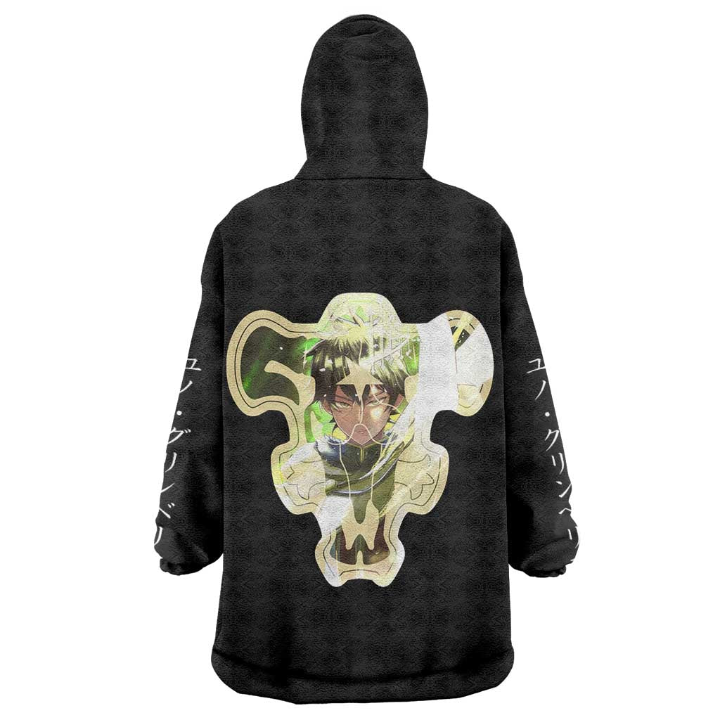Yuno Grinberryall - Black Clover Wearable Blanket Hoodie Anime Style