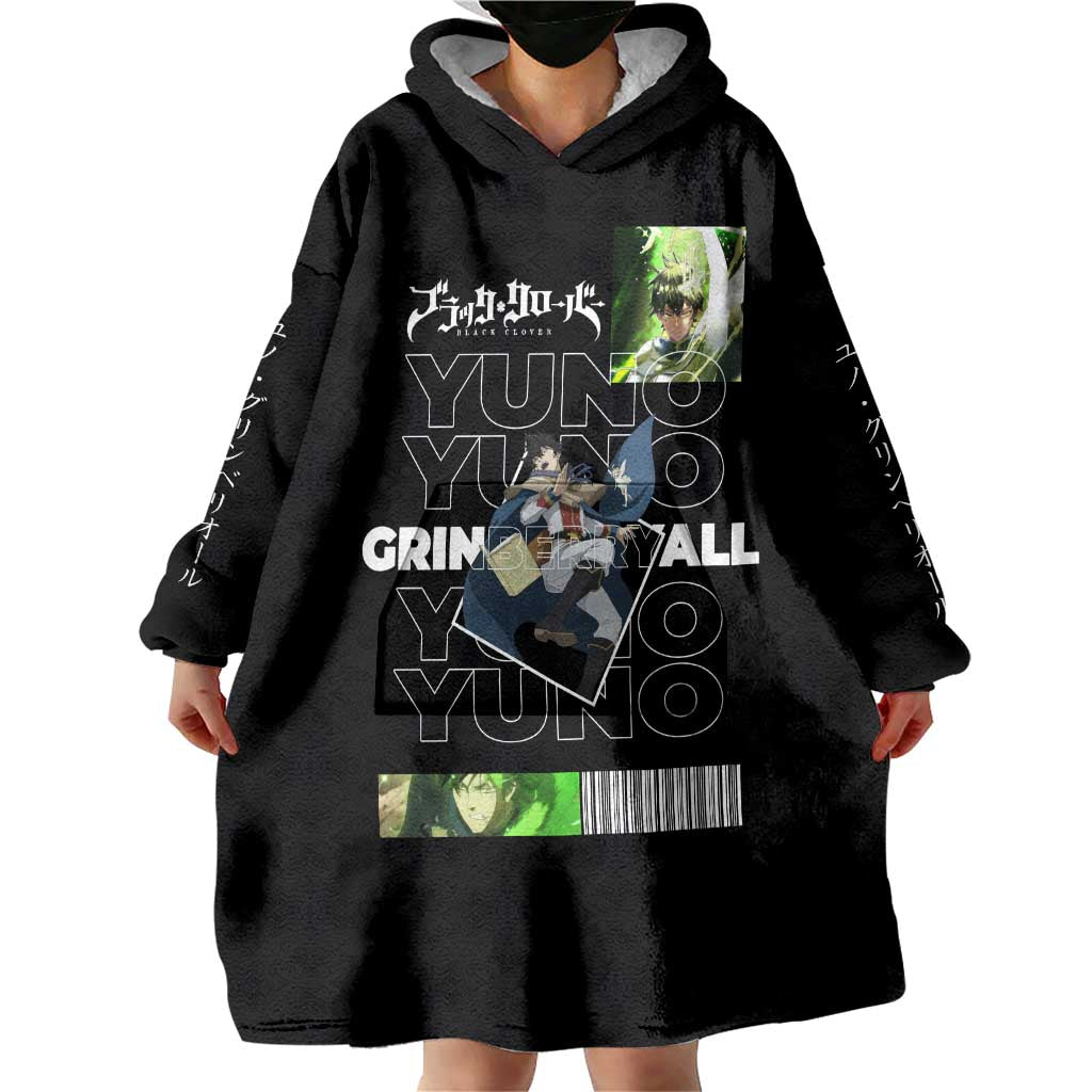 Yuno Grinberryall - Black Clover Wearable Blanket Hoodie Anime Style