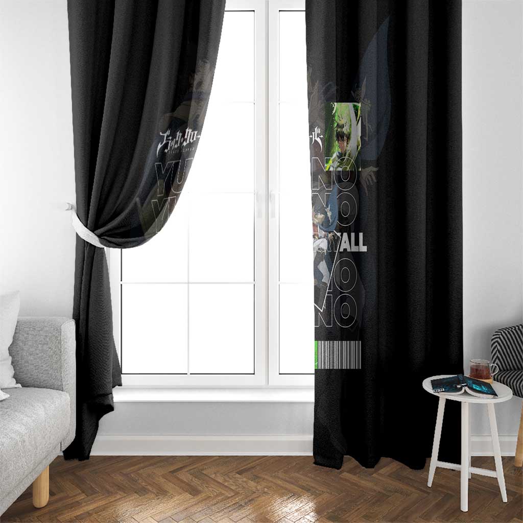 Yuno Grinberryall - Black Clover Window Curtain Anime Style