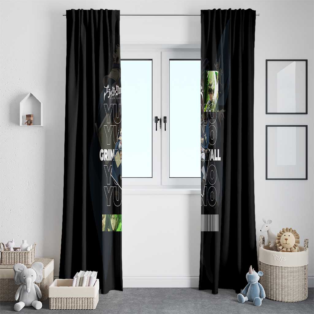 Yuno Grinberryall - Black Clover Window Curtain Anime Style