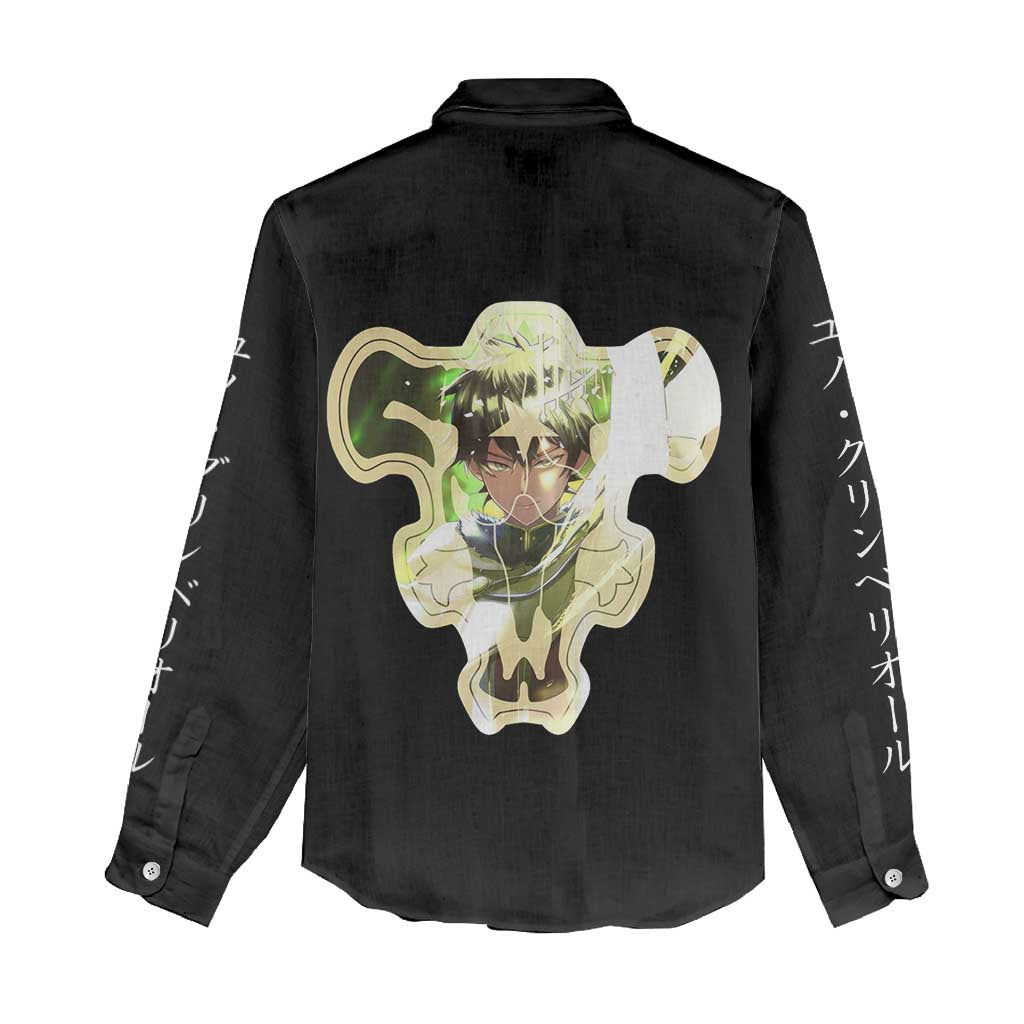 Yuno Grinberryall - Black Clover Women Casual Shirt Anime Style