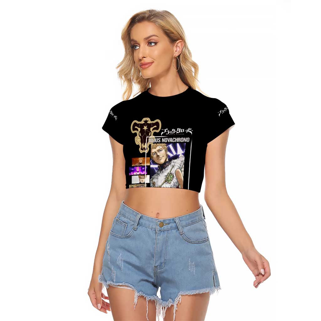 Julius Novachrono - Black Clover Raglan Cropped T Shirt Anime Style