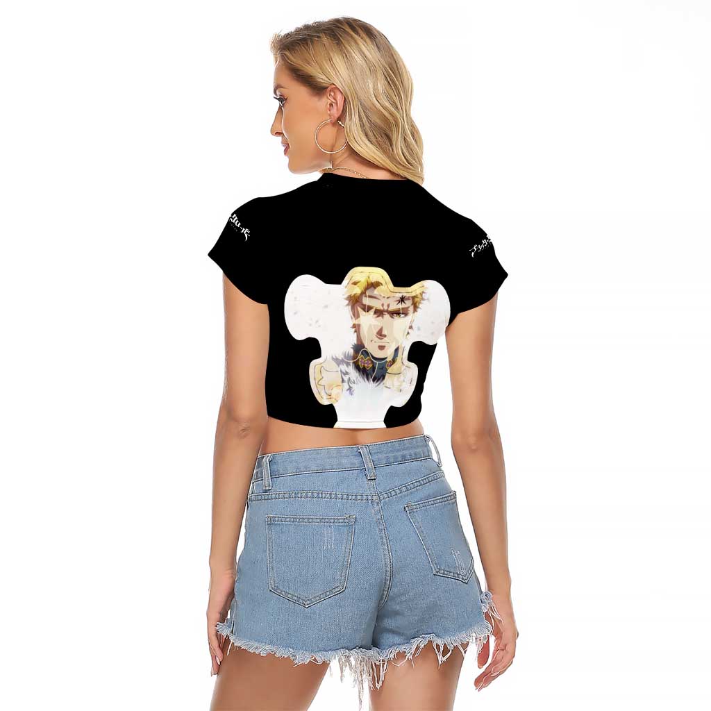 Julius Novachrono - Black Clover Raglan Cropped T Shirt Anime Style