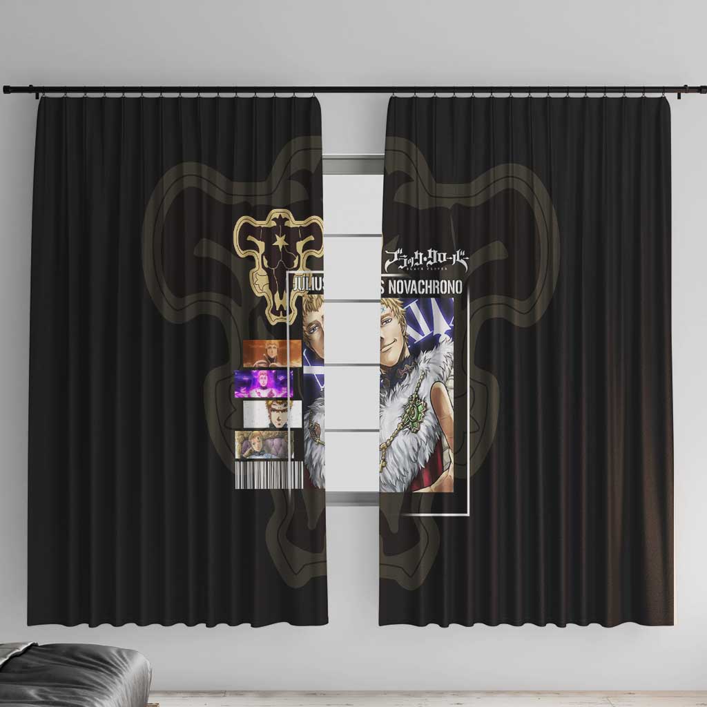 Julius Novachrono - Black Clover Window Curtain Anime Style