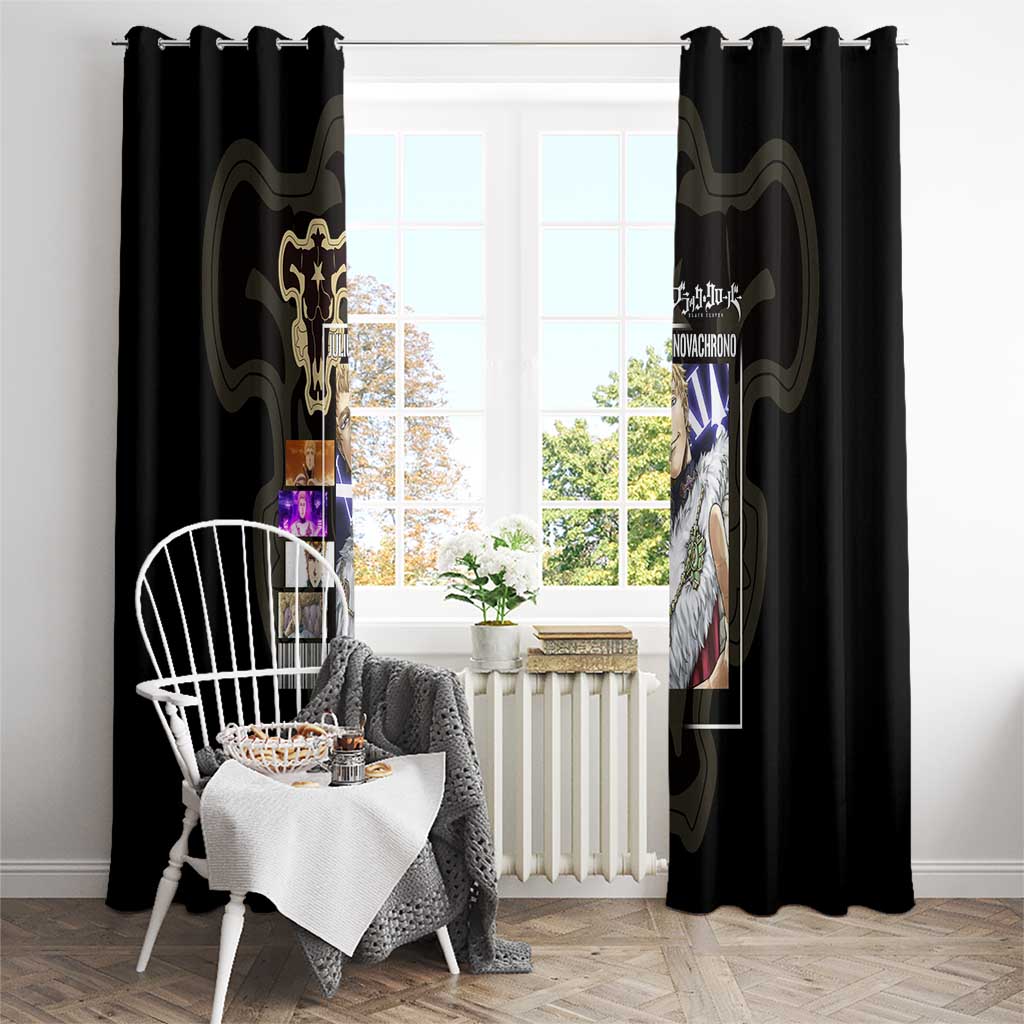 Julius Novachrono - Black Clover Window Curtain Anime Style