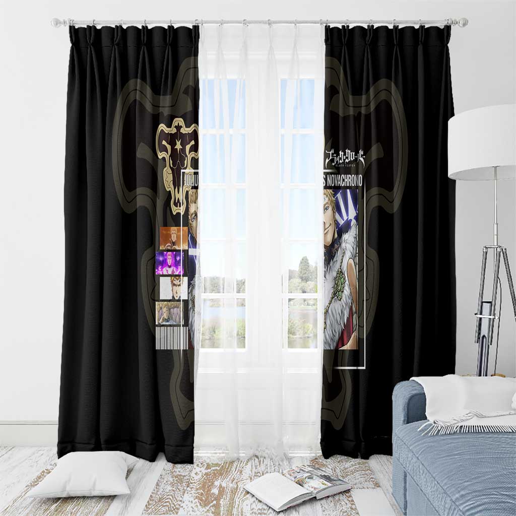 Julius Novachrono - Black Clover Window Curtain Anime Style