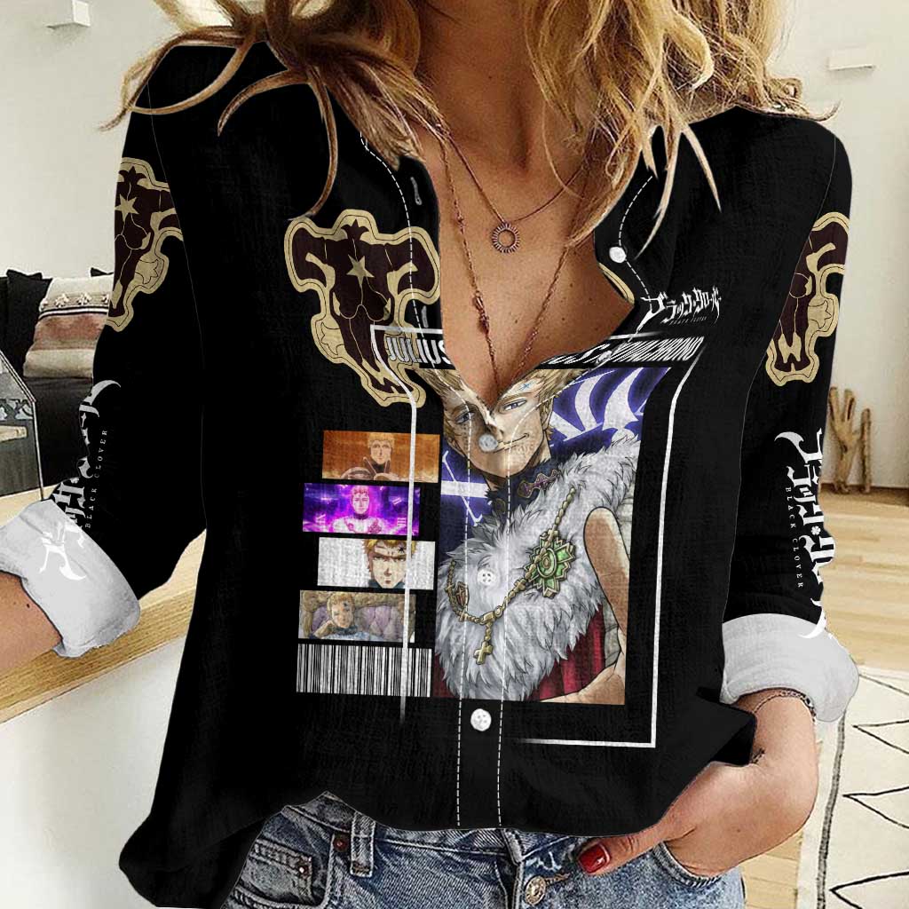 Julius Novachrono - Black Clover Women Casual Shirt Anime Style