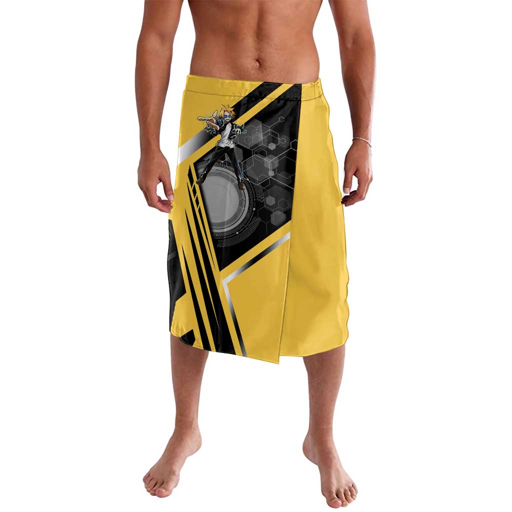 Denki Kaminari Lavalava Bold Anime Action Illustration with Electric Lightning Effects