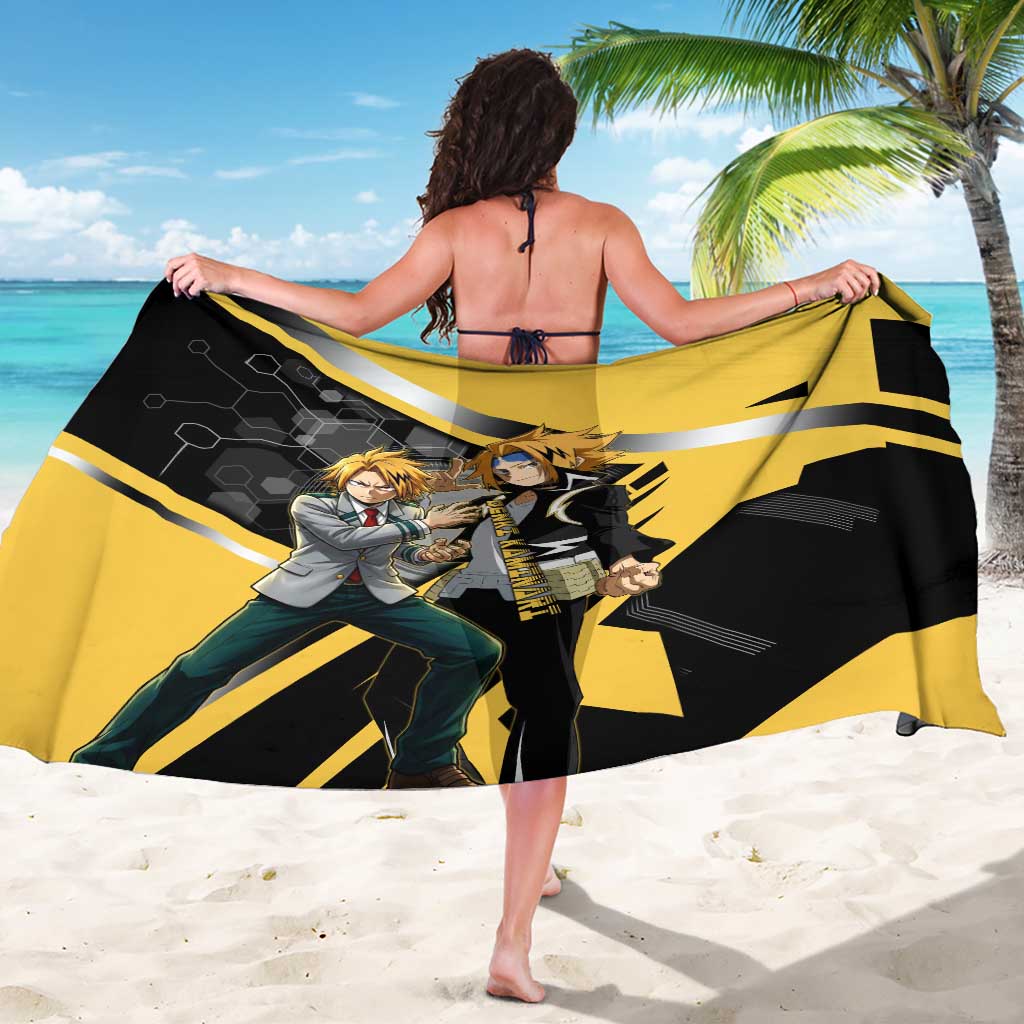 Denki Kaminari Sarong Bold Anime Action Illustration with Electric Lightning Effects